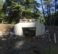 Fertige Brücke am Tiefenbach I