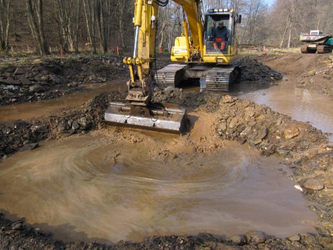 Anlage von Auegewässern