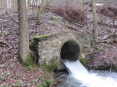 Photo right: Culverts with a sharp drop (Tiefenbach II) represent insurmountable obstacles