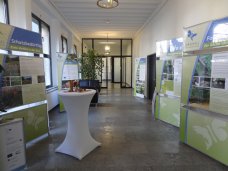 Die Ausstellungstafeln von "Rur&Kall - Lebensräume im Fluss".