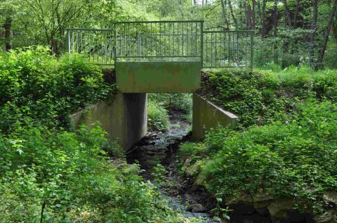 Die Brücke am Bosselbach im Sommer 2017.